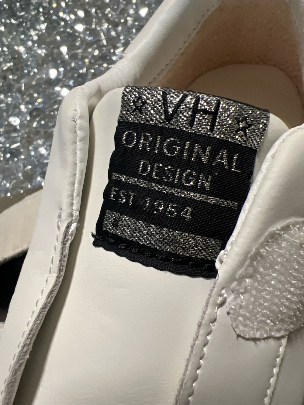 Rare Vintage Havana The Iconic Limited Edition Sparkle Star PureWhite Sz 8.5 - Picture 10 of 16